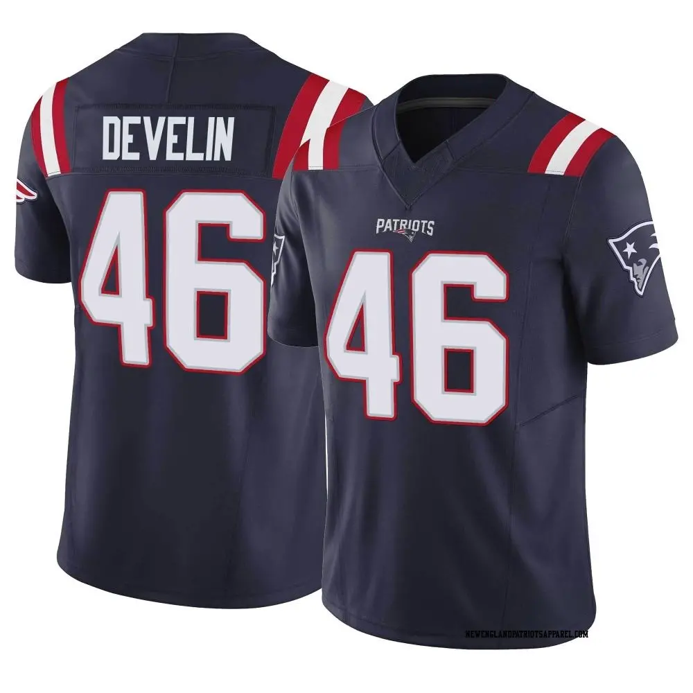 Limited Navy Men's James Develin New England Patriots Vapor F.U.S.E. Jersey