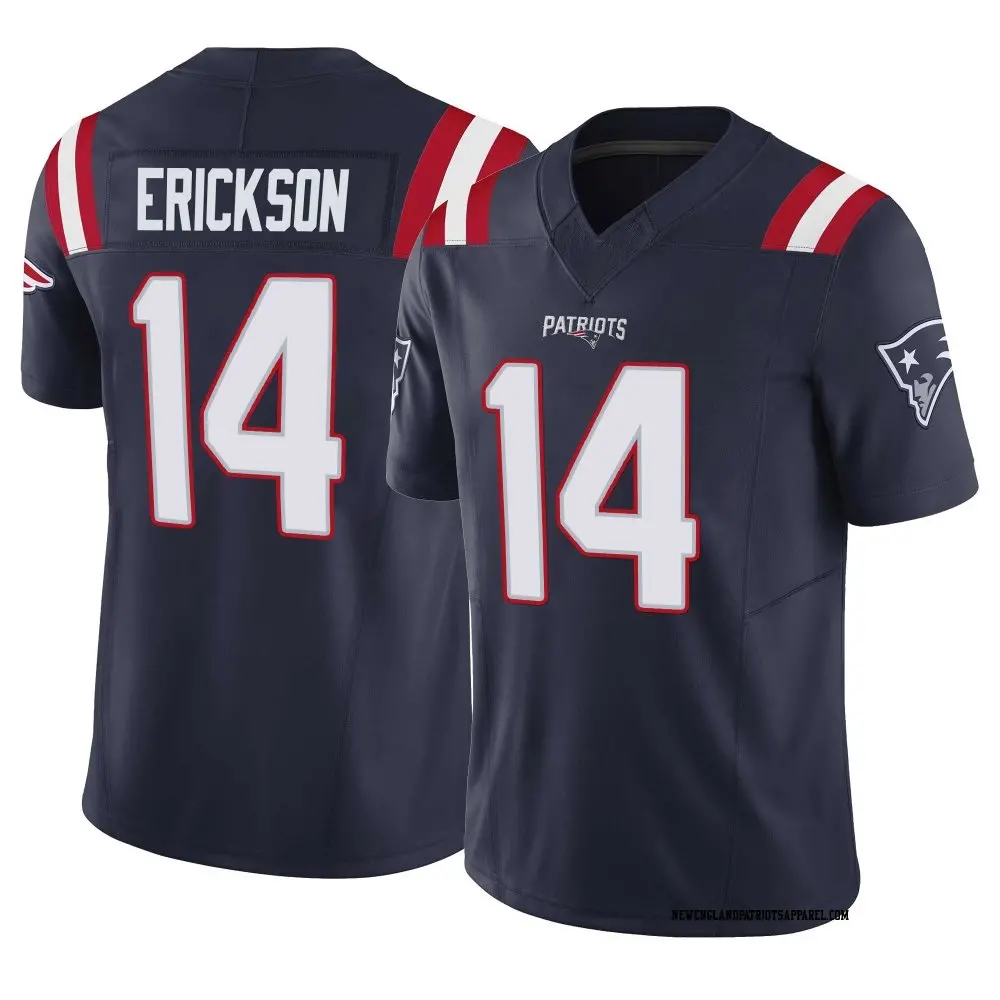 Limited Navy Youth Alex Erickson New England Patriots Vapor F.U.S.E. Jersey